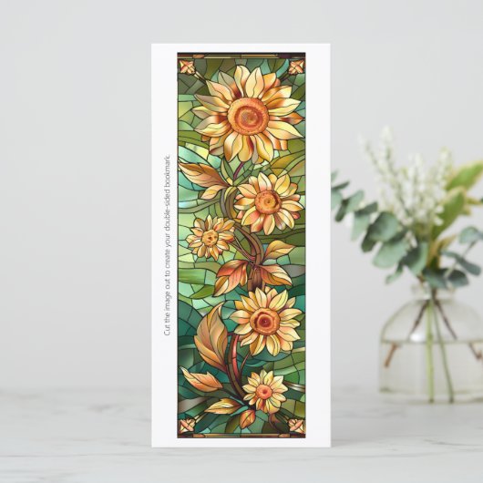 独自のメタリックサンフラワーブックマークを作成 (スタンド正面)