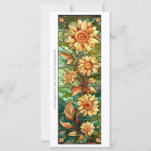 独自のメタリックサンフラワーブックマークを作成 (正面)