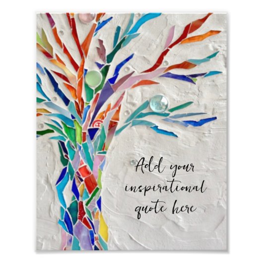 独自のメッセージの感動的作成 フォトプリント            (正面)