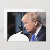 独自のメッセージ#TheIdesOfTrumpはがき ポストカード (正面/裏面)