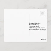 独自のメッセージ#TheIdesOfTrumpはがき ポストカード (裏面)