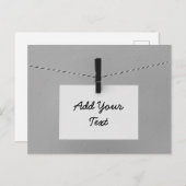 独自のメモを作成する個人用に設定する ポストカード (正面/裏面)