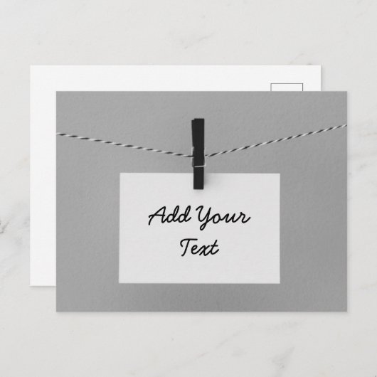 独自のメモを作成する個人用に設定する ポストカード (正面/裏面)