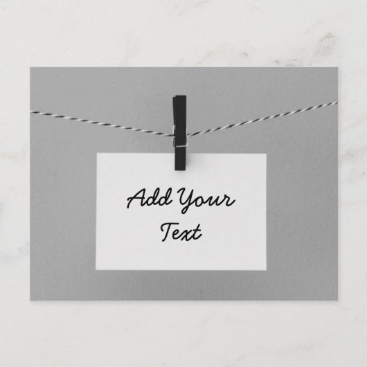 独自のメモを作成する個人用に設定する ポストカード (正面)