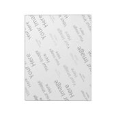 独自のメモカスタム帳の作成 – 40ページ ノートパッド (回転)