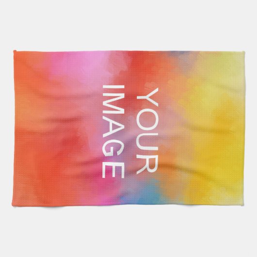 独自のモダンシンプルテンプレートのエレガント作成 キッチンタオル (横)