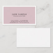 独自のモダンシンプルデザイン 名刺 (正面/裏面)