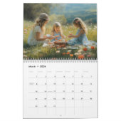 独自のモダンファミリ写真2025シンプルの作成 カレンダー (3月 2026)