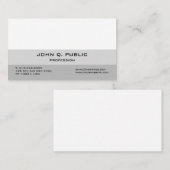 独自のモダンプロフェッショナル 名刺 (正面/裏面)