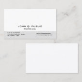 独自のモダンプロフェッショナル 名刺 (正面/裏面)