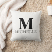 独自のモダンモノグラムテンプレートの作成 クッション (ブランケット)