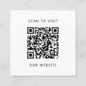 独自のモダンロゴを追加するプロフェッショナル黒金ゴールド スクエア名刺 (裏面)