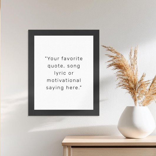 独自のモダン引用文ポスターのパーソナライズされた作成 ポスター