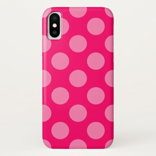 独自のモノクロ水玉模様 Case-Mate iPhoneケース (裏面)