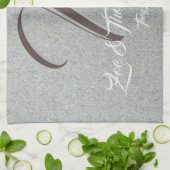 独自のモノグラムのキッチンタオルを作成する キッチンタオル (折り畳み)