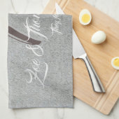 独自のモノグラムのキッチンタオルを作成する キッチンタオル (四つ折り)