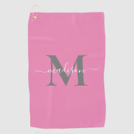 独自のモノグラムのパーソナライズされた作成 ゴルフタオル