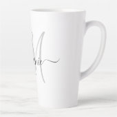 独自のモノグラムカスタムと名前スクリプトの作成 カフェラテマグ (右)