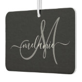 独自のモノグラムカスタムと名前スクリプトの作成 カーエアーフレッシュナー (左)