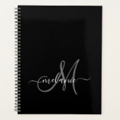 独自のモノグラムカスタムと名前スクリプトの作成 プランナー手帳 (正面)