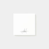 独自のモノグラムカスタムと名前スクリプトの作成 ポストイット (正面)