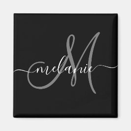 独自のモノグラムカスタムと名前スクリプトの作成 マグネット