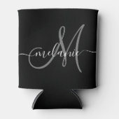 独自のモノグラムカスタムと名前スクリプトの作成 缶クーラー (正面)