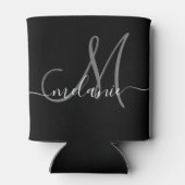 独自のモノグラムカスタムと名前スクリプトの作成 缶クーラー (裏面)