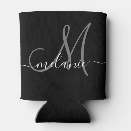 独自のモノグラムカスタムと名前スクリプトの作成 缶クーラー (裏面)