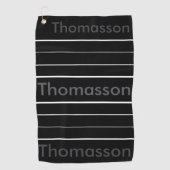 独自のモノグラムパーソナライズされたゴルフタオルを作成 ゴルフタオル (正面)