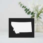 独自のモンタナ引越し発表の作成 ポストカード (スタンド正面)