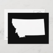 独自のモンタナ引越し発表の作成 ポストカード (正面/裏面)