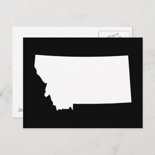 独自のモンタナ引越し発表の作成 ポストカード (正面/裏面)