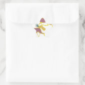 独自のユニコーンのフローラパワーかわいい美学を作成 星シール (バッグ)