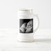 独自のユニーク作パーソナライズされた成 ビールジョッキ (正面右)