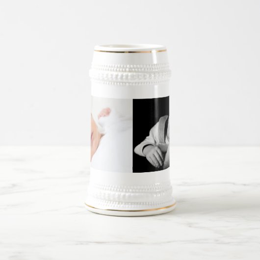 独自のユニーク作パーソナライズされた成 ビールジョッキ (中央)