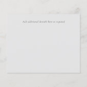 独自のユーカリカスタムパイナリーの結婚作成 (裏面)