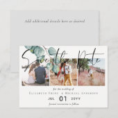 独自のユーカリカスタムパイナリーの結婚作成 (正面/裏面)