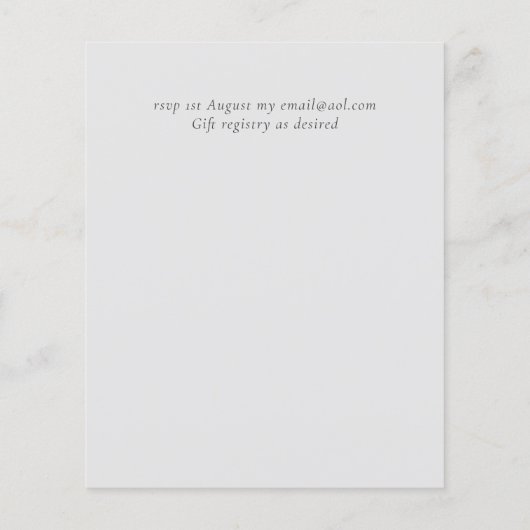 独自のユーカリカスタムパイナリーの結婚作成 (裏面)