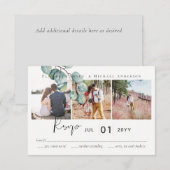 独自のユーカリカスタムパイナリーの結婚作成 (正面/裏面)