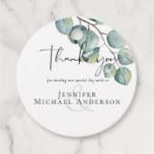 独自のユーカリカスタムパイナリーの結婚作成 フェイバータグ (正面)