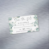 独自のユーカリカスタムパイナリーの結婚作成 マグネット名刺 (インサイチュ)