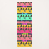 独自のヨガカスタムの愛の食べアイディアを作成す遊る ヨガマット (正面)