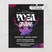 独自のヨーガカスタムクラスの作成 チラシ (正面)