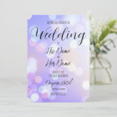 独自のライト《写真》ぼけ味背景の作成 招待状 (スタンド正面)