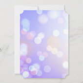 独自のライト《写真》ぼけ味背景の作成 招待状 (裏面)