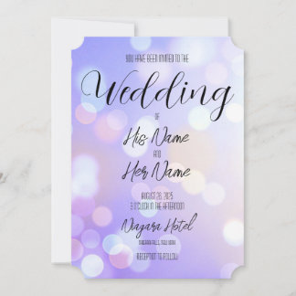 独自のライト《写真》ぼけ味背景の作成 招待状