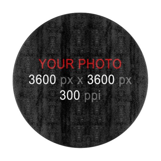 独自のラウンドのカスタム作成 カッティングボード (正面)