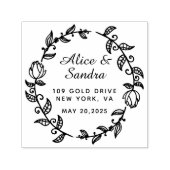 独自のラウンドのモダン作成 セルフインキングスタンプ (デザイン)