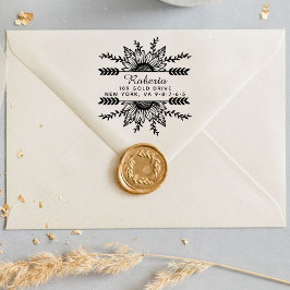 独自のラウンドのモダン作成 セルフインキングスタンプ